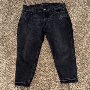 Old Navy Black Slouchy Jeans